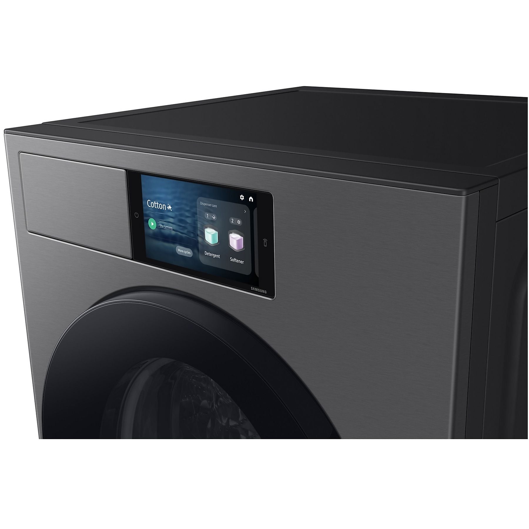 SAMSUNG WF90F09C4SU3 Bespoke 9000-serie - Lave-linge frontal - 9 kg - 1400 rpm - 72 dB - Dosage automatique – Image 4