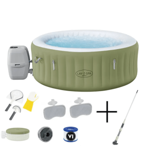 Spa gonflable rond Lay-Z-Spa® ACAPULCO Airjet™ 175 x 66 cm + Aspirateur Aquascan