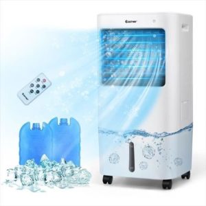 4 en 1 Climatiseur Mobile 20L COSTWAY-Rafraîchisseur d'Air Ventilateur-Oscillation 40° -4