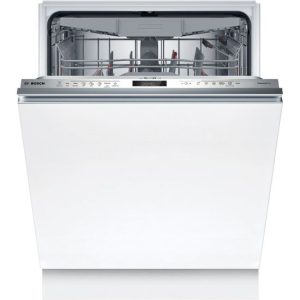 Lave-vaisselle tout encastrable BOSCH SMH6ECX21E SER6 - 14 couverts - Induction - L60cm - 42 dB - tiroir à couverts - Inox